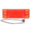 Truck-Lite Super 21, Incandescent, Red Rectangular, 1 Bulb, Marker Clearance Light, Pc, 2 Screw, Super 21 21001R3 - alternate 2